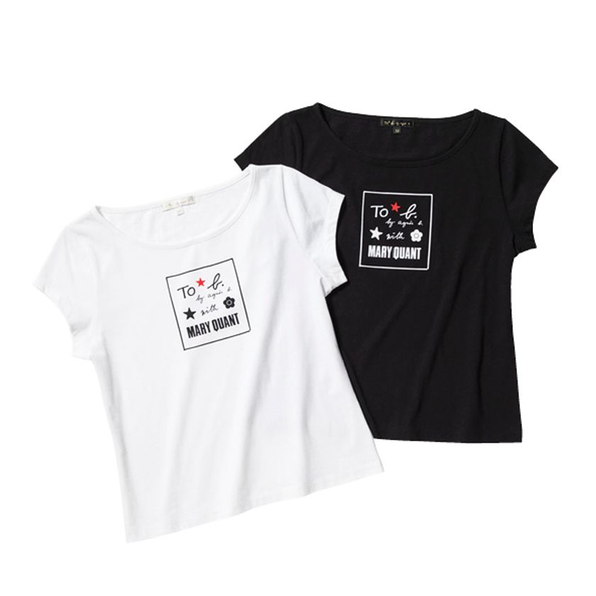 agnes b. collaboration short-sleeved T-shirt, white, size M