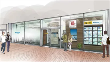 【店舗完成予想パース】