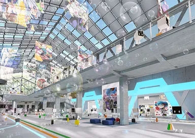 バーチャル空間：エントランス