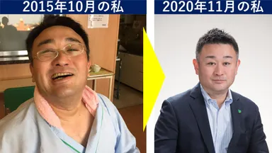 代表理事：川端 邦裕　脳卒中発症後ビフォーアフター