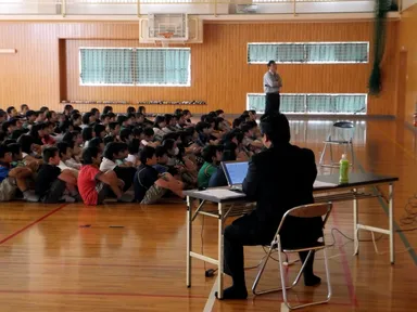 高城小学校高学年の授業風景