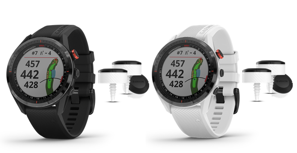 Garmin人気ゴルフGPSウォッチ『Approach S62』に『Approach CT10』3個