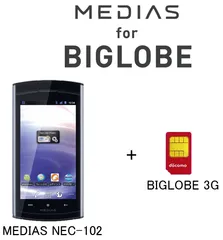 「MEDIAS(R) for BIGLOBE」