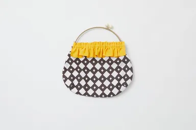 浴衣をイメージした「口金バッグ」