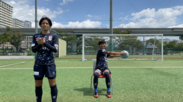 INAC神戸レオネッサとユニマットRCが共同開発したサッカーの動きを取り入れた機能訓練プログラム (写真提供：INAC神戸レオネッサ)