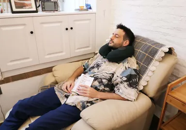 リクライニングチェアでリラックス度UP