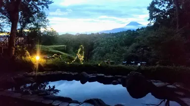 足湯(富士山ビュー)