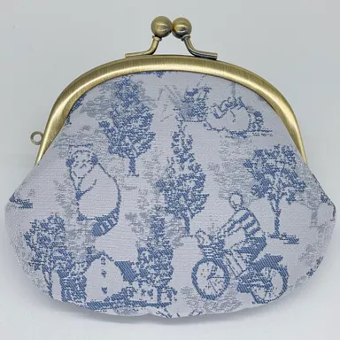 「あらいぐまラスカル」西陣織がまぐち(シノワズリ柄)