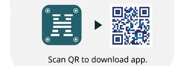 iOS Androidアプリ用QRコード