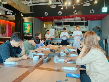 カンボジア関係者と試食会