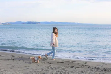 愛犬と一緒に記念撮影3