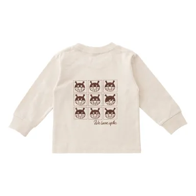 表情いっぱい柄長袖Tシャツ(3)