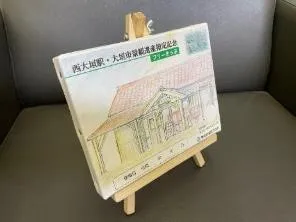 イーゼルにセット