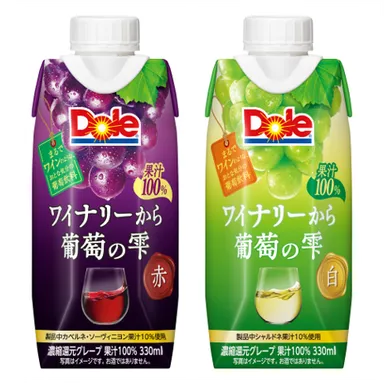 『Dole(R) ワイナリーから 葡萄の雫』シリーズ