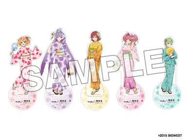 アクリルスタンド 浴衣Ver. 全5種　2,200円(税込)