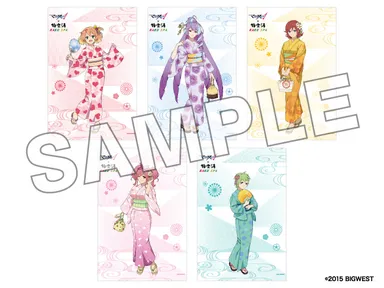B2タペストリー 浴衣Ver. 全5種　3,300円(税込)