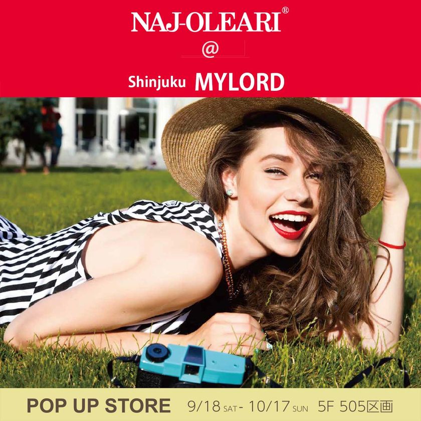 2021年に日本初上陸したレディースブランド『NAJ-OLEARI』が