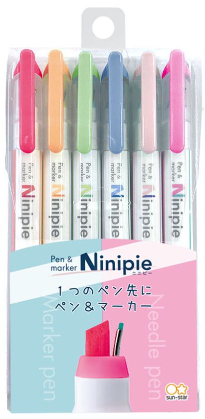 販売数100万本突破！ペン先にペン＆マーカー『ニニピー』 雰囲気