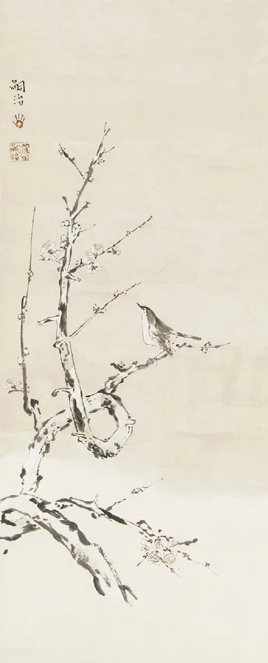 藤田嗣治「早春」