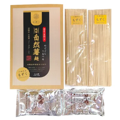 琉球自然薯麺(もずく入り)内容