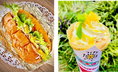 出店するゆずグルメ一例