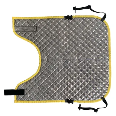 裏生地はアルミ生地に新たにキルト加工を採用。