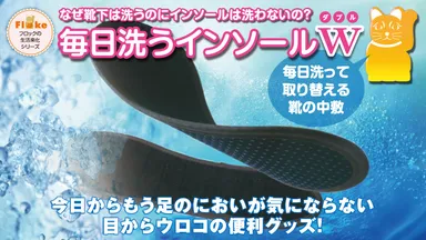 毎日洗うインソールW