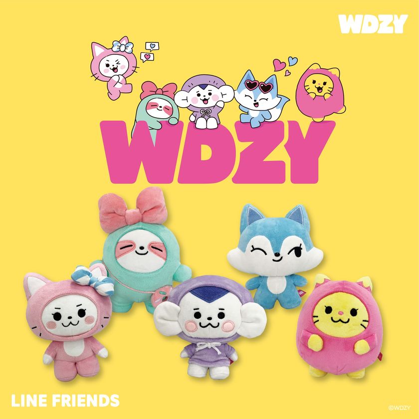 Line Friendsとitzyが生んだキャラクター Wdzy のグッズ エスケイジャパンから10月より発売開始 株式会社エスケイジャパンのプレスリリース