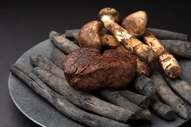 神戸牛Filletの炭火焼 松茸