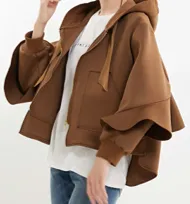 フリルパーカー風フーディガン