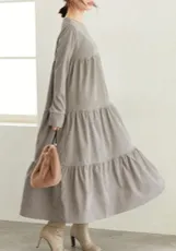 コーデュロイワンピース