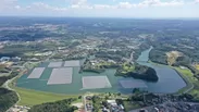 千葉・山倉水上メガソーラー発電所（復旧工事完了後）