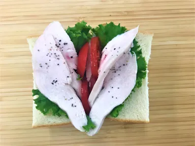 とりむね肉のLow Fatなギルティフリーサンド