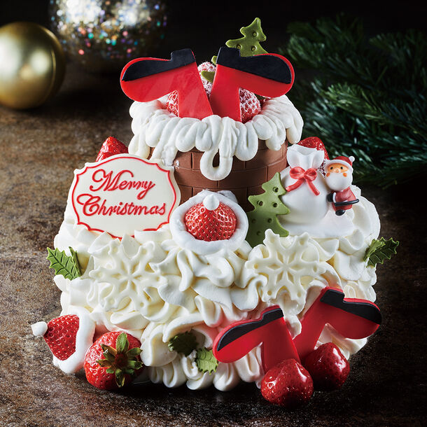 アトリエ アニバーサリーのクリスマスケーキ21はキュートなサンタクロースたちと笑顔いっぱい 楽しいおうちクリスマス 10月8日 金 より予約受付開始 株式会社アニバーサリーのプレスリリース