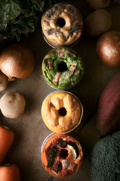 グルテンフリー、保存料不使用のミールシフォン