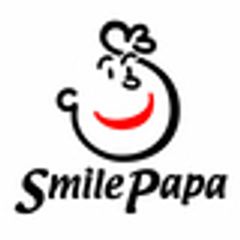 パスタとパフェのテイクアウト専門店「すまいるぱぱ」のロゴ