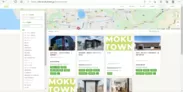 サイト内で、工務店が行うイベントや建築施工例、モデルハウスの検索がGoogle mapと連携して行える