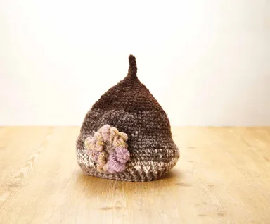 手編みニット帽