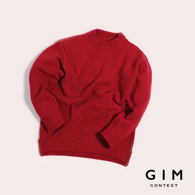 カシミヤガンジーセーター