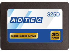 3D NAND QLC 搭載　2.5inch SATA SSD　ADC-S25D1Sシリーズ