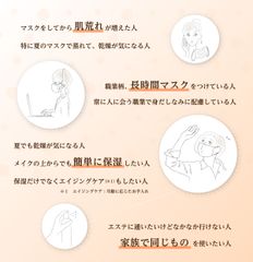 マスク生活が続き肌荒れの悩み
