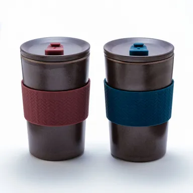 竹とコーヒーかすでできたタンブラー