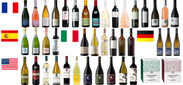40数種類(フランス、イタリア、スペイン、ドイツ、アメリカ)のワイン
