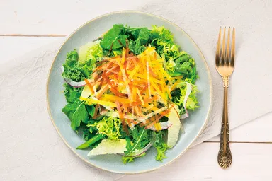 シンプルにサラダにプラス