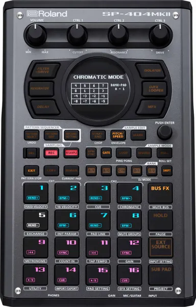 『SP-404MKII』 トップ・パネル