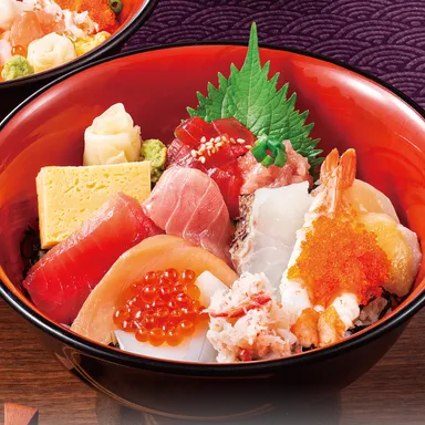 豪華海鮮丼[味噌汁付き]