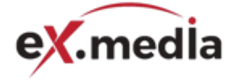 株式会社 eX.mediaのロゴ