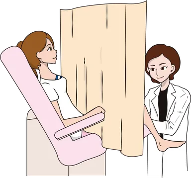 検診台イラスト