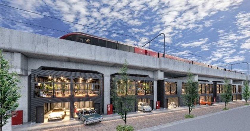 『KINTETSU×DAYTONA HOUSE』初共同企画！
近鉄高架下初の賃貸ガレージハウス第１号物件を
近鉄奈良線「河内花園」駅東側に建築
