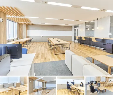 ▲本研究・実験のために様々なレイアウトを配置した 新熊教授の研究室(撮影 佐伯智美)